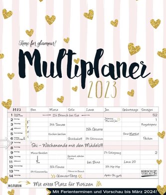 Multiplaner - Time for glamour 2023