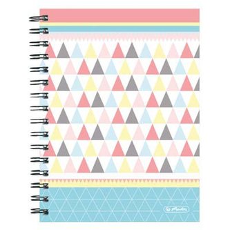 Herlitz - Spirálový blok A5/100 listů, čtvereček