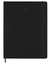 Moleskine Plánovací zápisník 2023 tvrdý černý XL