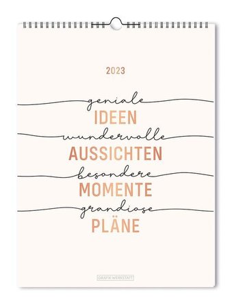 Wochenkalender 2023 "Zufälle - Chancen - Träume"