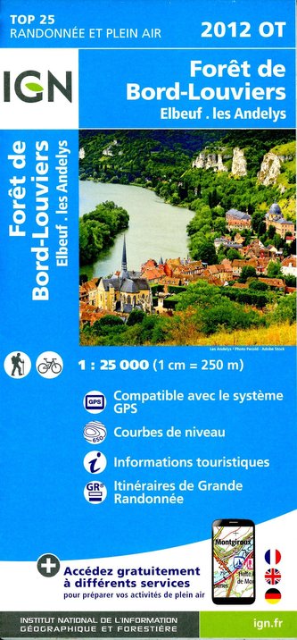 Forêt de Bord / Louviers 1:25 000