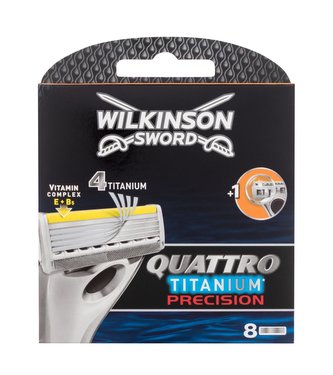 Wilkinson Sword Quattro Náhradní břit Titanium Precision 8 ks pro muže