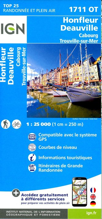 Honfleur Deauville 1:25 000