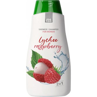 Me too NEW sprchový gel a šampon Raspberry & lychee 500 ml