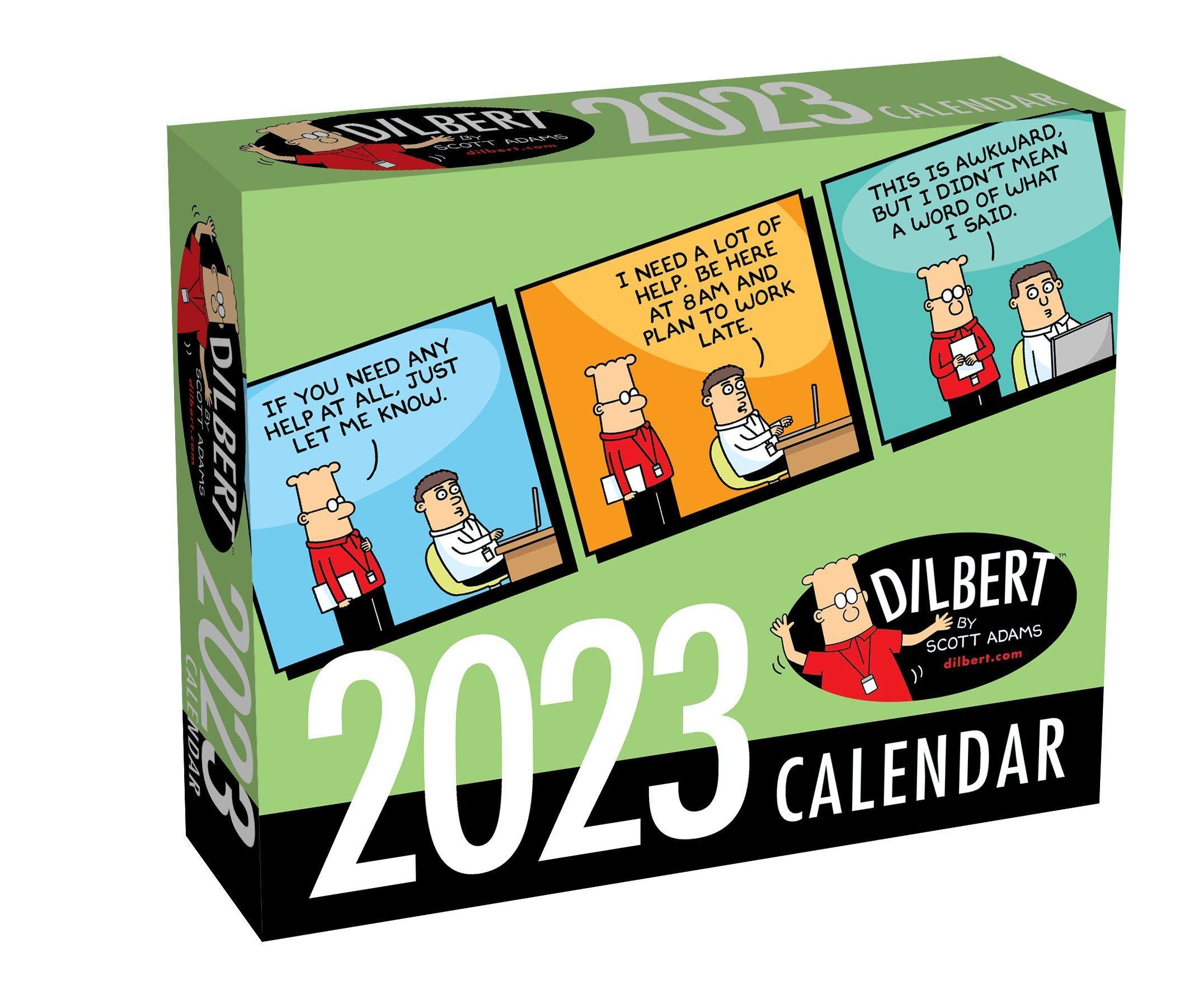 Dilbert 2023 DaytoDay Calendar Scott Adams Megaknihy.cz