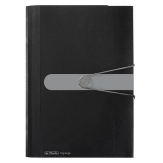 Herlitz - Spisové desky A4 s 12dílným organizérem, černé