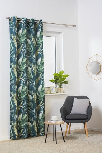 Dekorační závěs FIJI zelená 140x260 cm (cena za 1 kus) MyBestHome