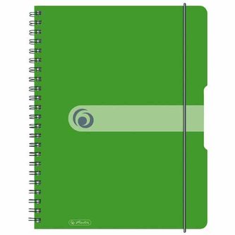 Herlitz - Spirálový blok A4/80 listů, jablkově zelený