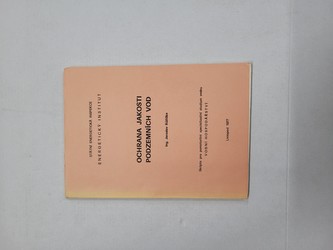 Ochrana jakosti podzemních vod