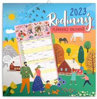 Rodinný plánovací kalendář 2023