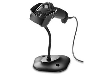 Čtečka Zebra DS2208, 2D, USB kabel, stojan, USB-HID, rozbalená