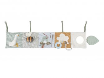 Závěsný mantinel s aktivitami Husa