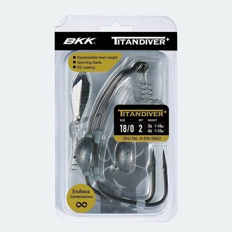 BKK: Háček Titan Diver+ Velikost 10/0 2ks