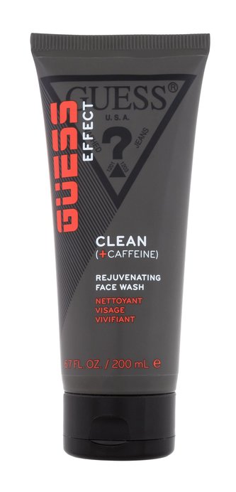 GUESS Grooming Effect Čisticí gel Rejuvenating Face Wash 200 ml pro muže