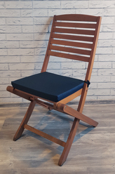 Zahradní sedák na židli GARDEN granátová 40x40 cm (cena za 1 kus) Mybesthome