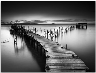 Obraz na plátně PIER 75x100 cm Styler