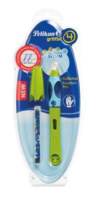 Pelikan - Bombičkové pero pro leváky, zelené