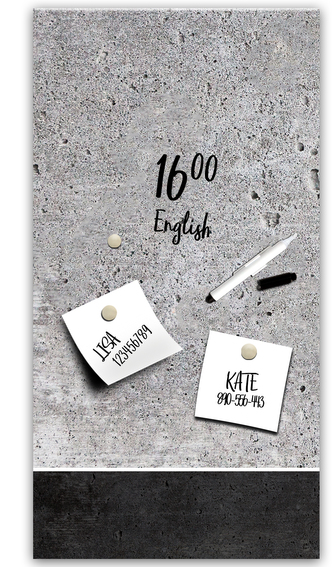 Magnetická tabule TWO 30x60 cm Styler