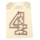 Litinové číslo "4", 10/40