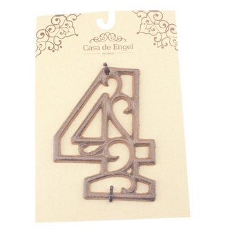 Litinové číslo "4", 10/40