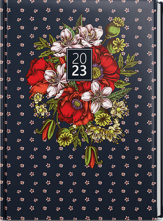 Týdenní diář 2023 Prokop Lamino B6 Tmavý