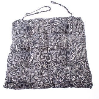 Textilní sedák na židli, 0/100