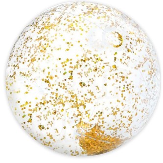 INTEX Nafukovací míč Beach Glitter, zlatý
