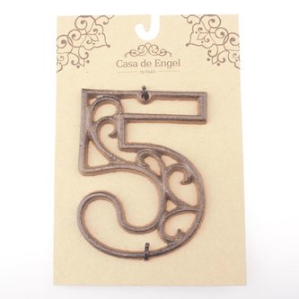 Litinové číslo "5", 10/40