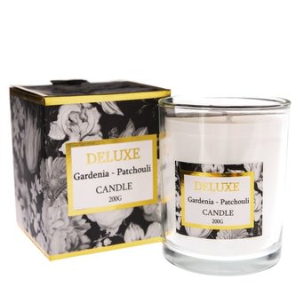 Vonná svíčka - pačuli, gardénie, 0/24