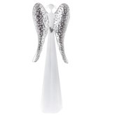 Kovový anděl se srdcem, s LED světlem, 4/8