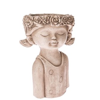 Keramický obal na květináč - holčička, 0/4