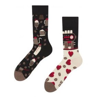 Veselé ponožky Kavárna (vel. 39-42)