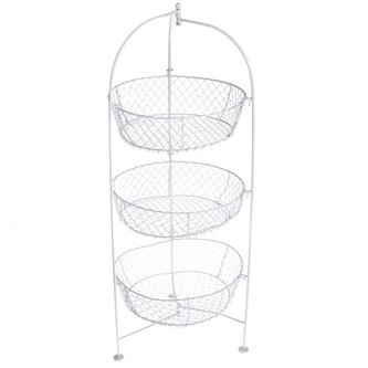 Kovový stojan s košíky, 0/10