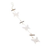 Dřevěná závěsná dekorace - motýlci, 0/100