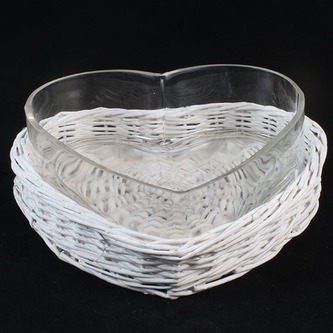 Skleněný tác s podnosem, 0/8