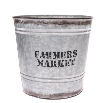 Kovový obal na květináč, 0/24