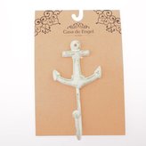 Litinový háček bílý - kotva, 20/60