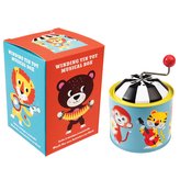 Rex London hrací skříňka s motivem zvířátek hudebníků