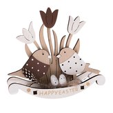 Dřevěná jarní dekorace, 6/54