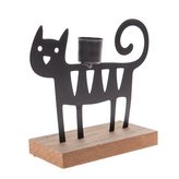 Kovový svícen - kočka, 4/48