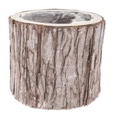 Dřevěný obal na květináč s PVC, 0/40