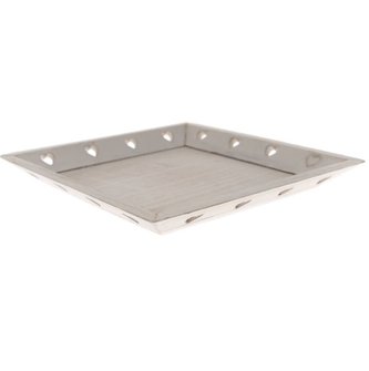 Dřevěný podnos se srdíčky, 0/72