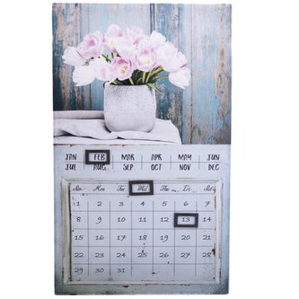 Nástěnný kalendář  s LED, 0/16