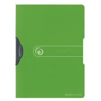 Herlitz - Desky s klipem A4, jablkově zelené