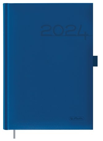 Herlitz - Diář A5 CZ&SK denní, modrý, 2024