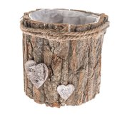 Dřevěný obal na květináč s PVC, 0/24