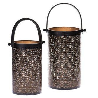 Kovový svícen - sada 2 ks, 1/4