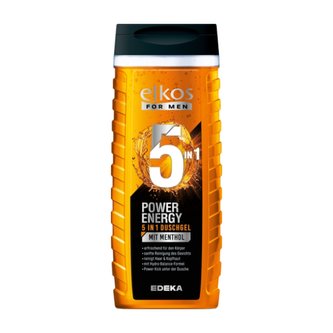 Elkos Men Power energy sprchový gel s mentolem 5v1 300ml