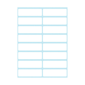 Etikety kancelářské bílé 19 x 50 mm