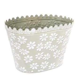 Kovový obal na květináč, 0/60